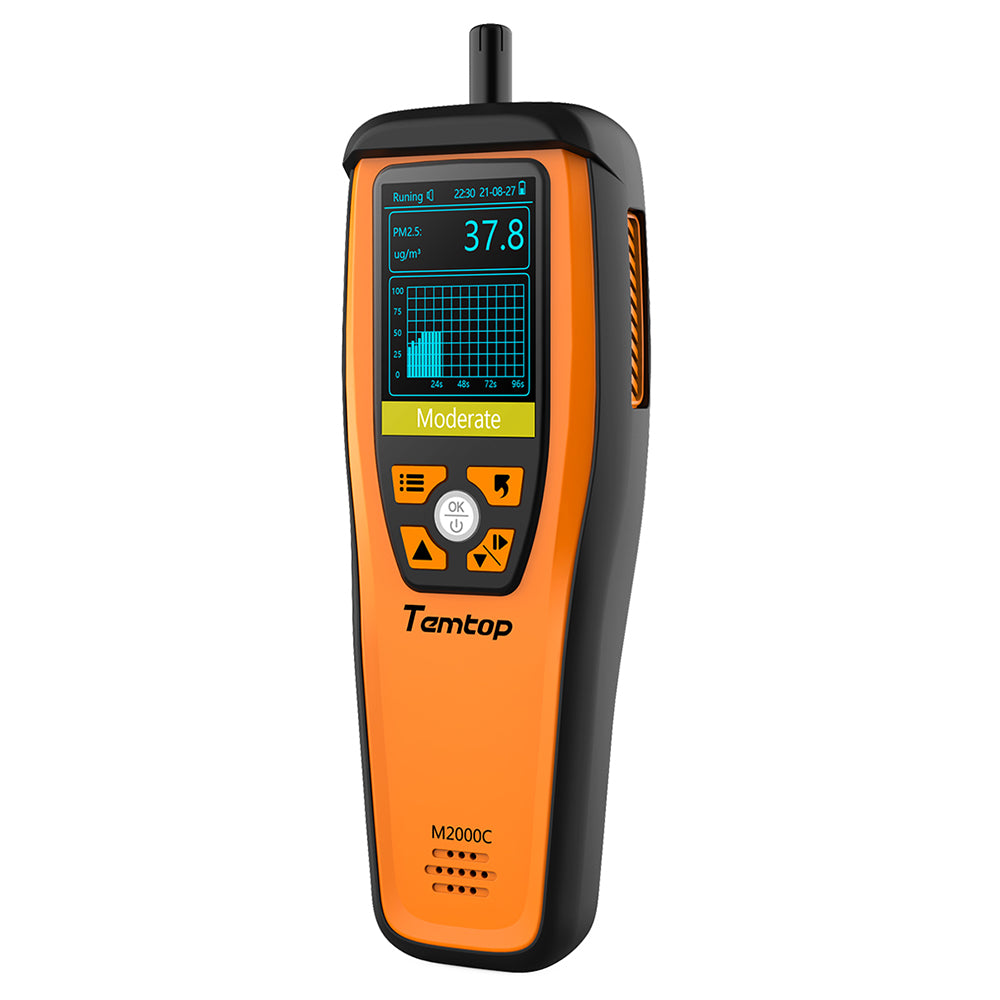 Temtop M2000C Handheld CO2 Air Quality Monitor PM2.5 PM10