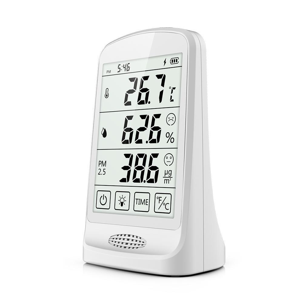 Temtop P15 Thermometer and Hygrometer Air Quality Monitor PM2.5 AQI Meter –