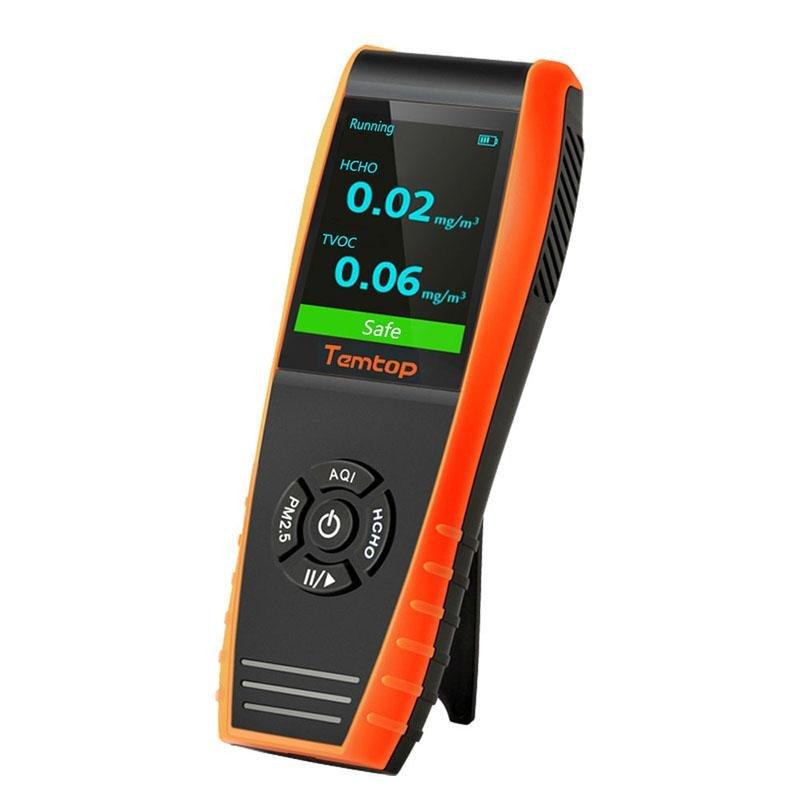 Temtop LKC-1000S+ Air Quality Detector Professional Formaldehyde Monitor Detector with HCHO/PM2.5/PM10/TVOC - Temtop US