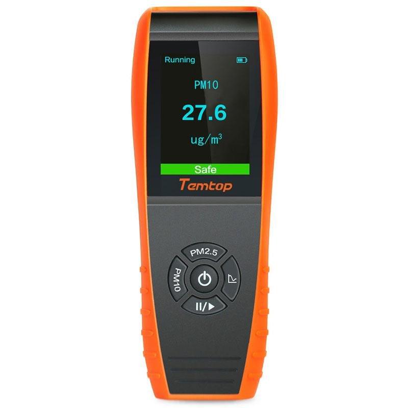 Temtop P600 Air Quality Laser Particle Detector Professional Meter for PM2.5/PM10 TFT Color LCD Display - Temtop US
