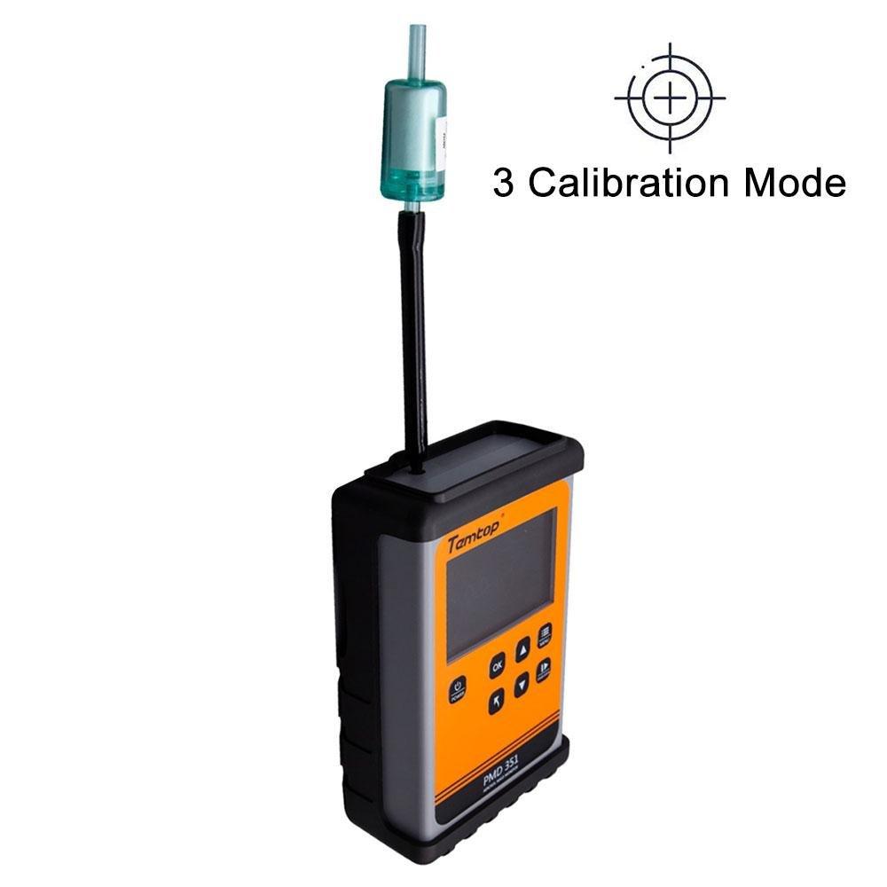 Temtop PMD 351 Handheld Aerosol Mass Monitor Professional Particle Counter PM2.5 Air Quality Monitor Dust Meter Laser Particle Sensor for PM1.0/PM2.5/PM4.0/PM10/TSP - Temtop